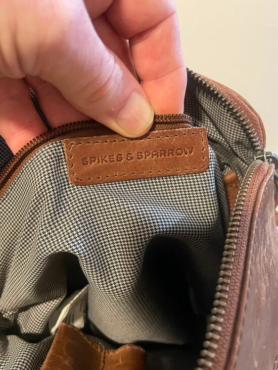 Authentic Spikes & Sparrow Distressed Leather Backpack - Dutch Design main image 5